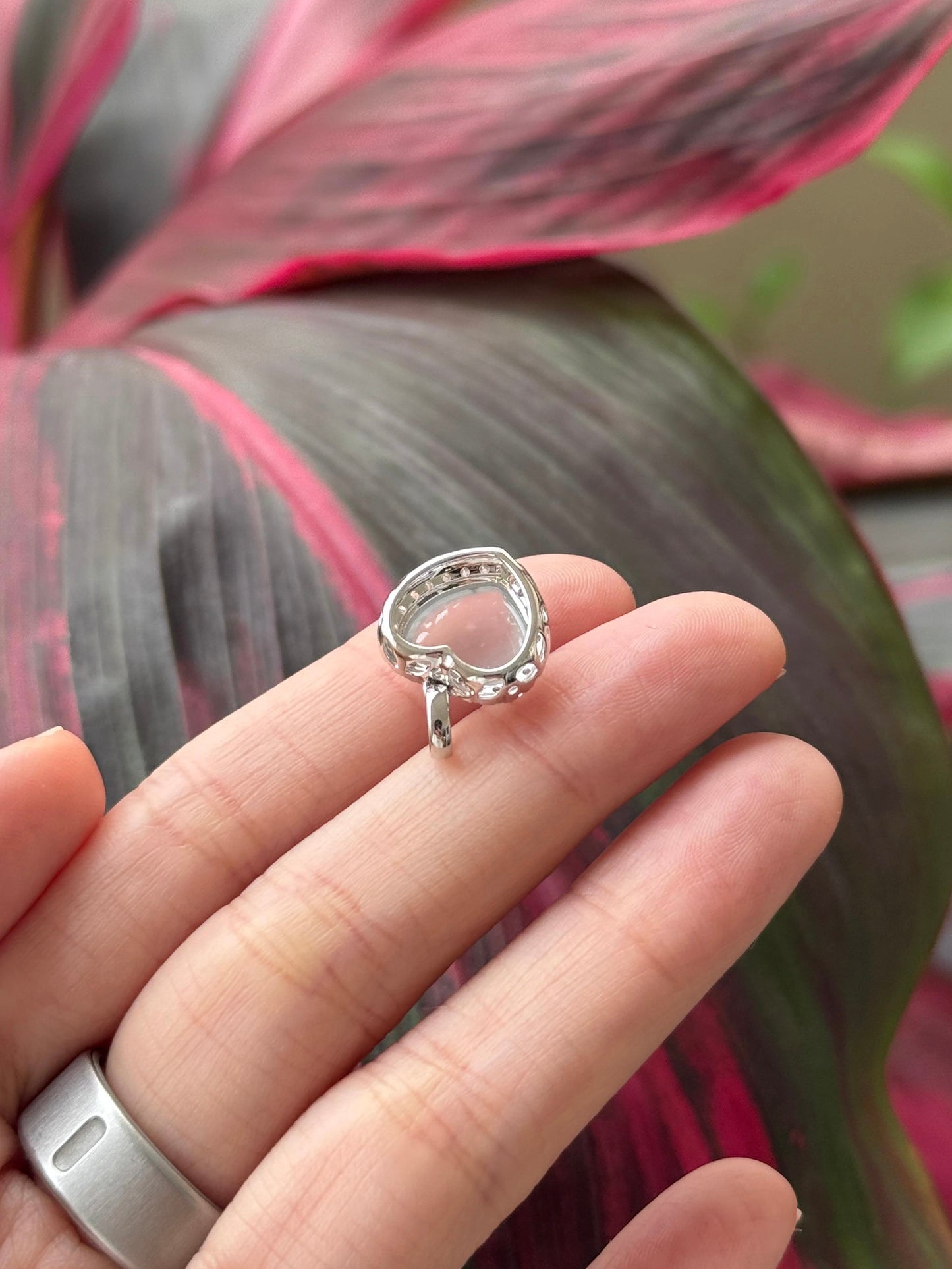 18K Icy Coloress Heart Pendant