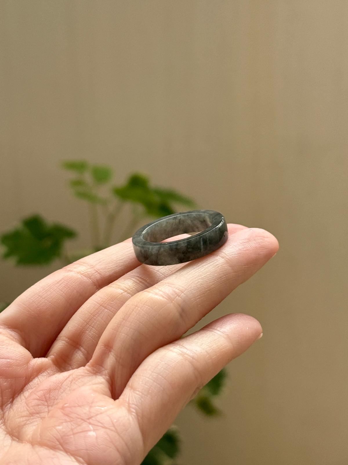Icy Wuji Black Abacus Ring (US9)