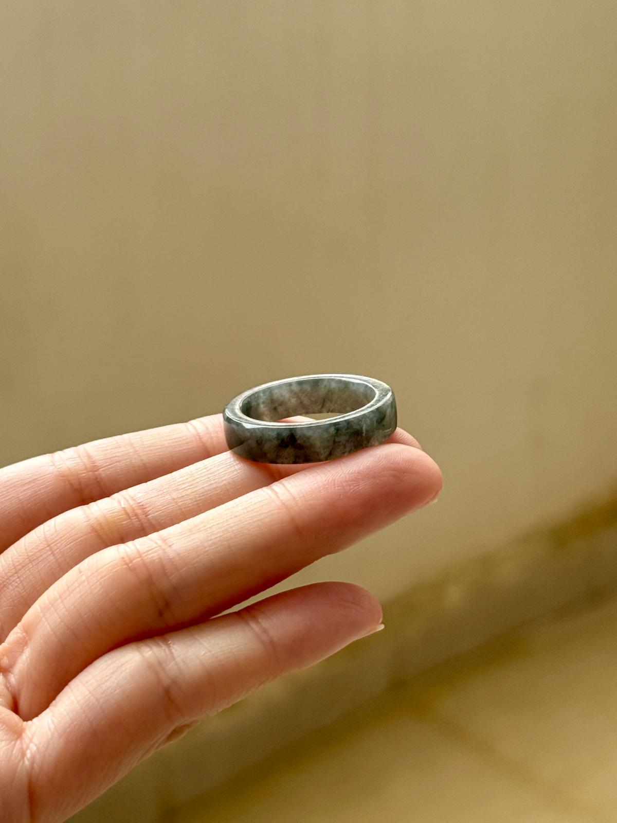 Icy Wuji Black Abacus Ring (US9)