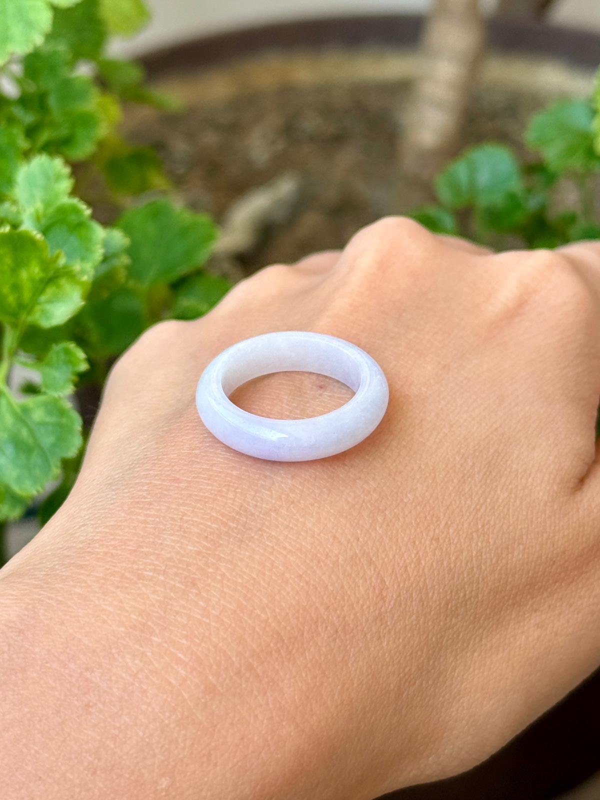 (PO) Light Lavender Abacus Ring (US7)