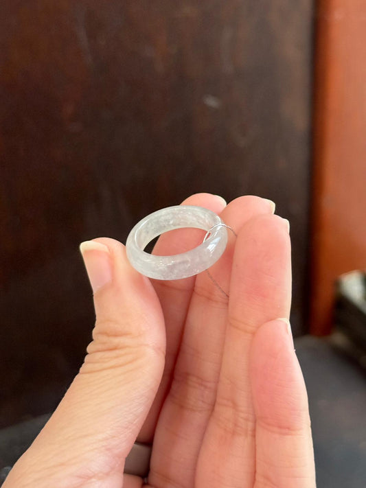 Icy Faint Green Abacus Ring (HK13)