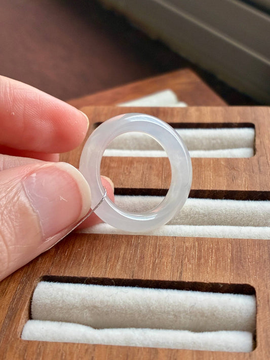 16.4mm Icy Moonlight Glow Abacus Ring