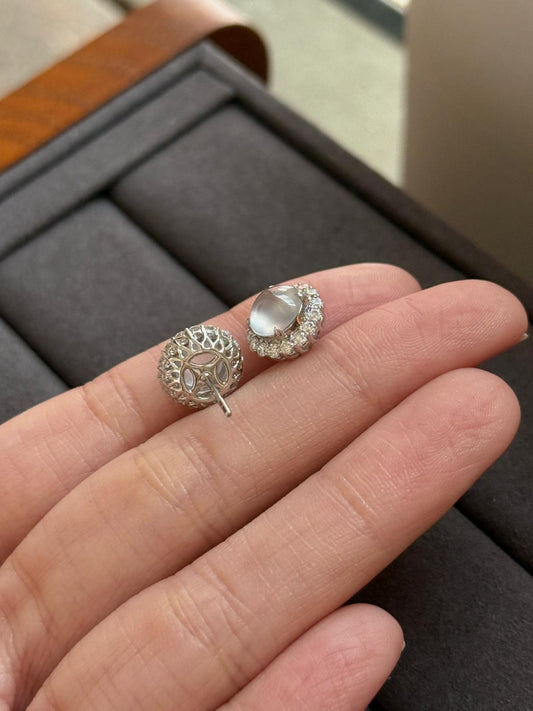 18K Modern Classic Earrings (Icy Variety!)