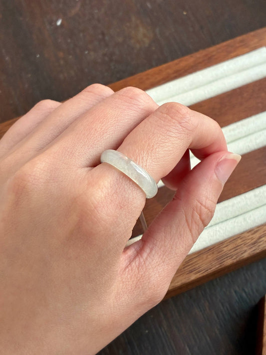 Icy Light Mint Abacus Ring (16.6mm)