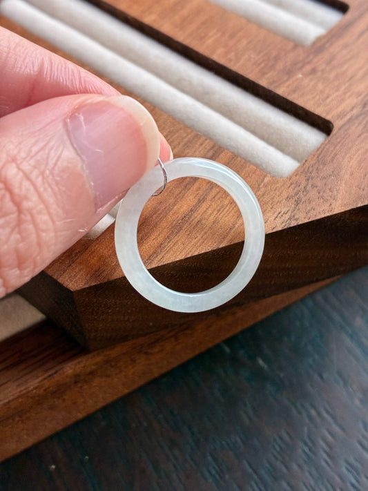 Faint Green Abacus Rings (Slim)