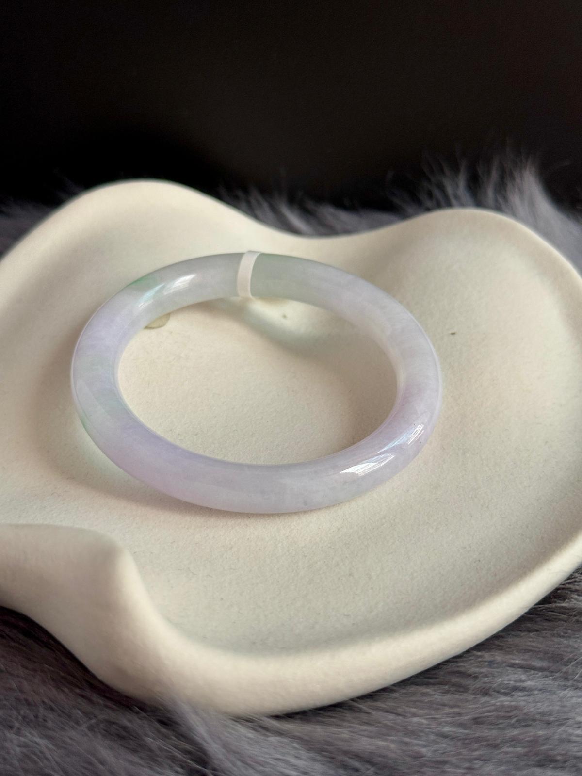 57.4mm Icy Lavender with Sunny Green