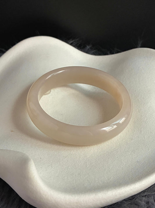 52.7mm Nephrite Jade in Lotus Root Pink