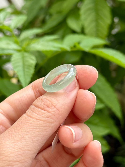 Glowy Lake Green Pinkie Ring (US3 / EU44)