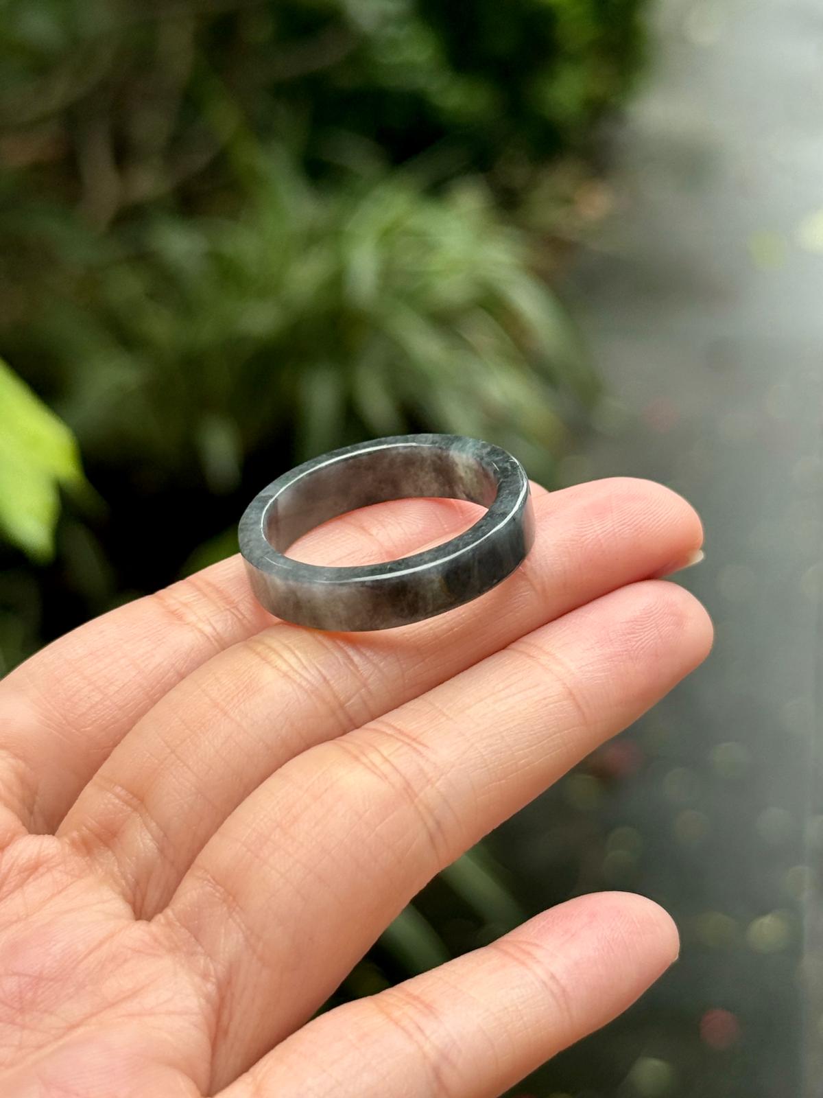 Icy Wuji Black Abacus Ring (US14)