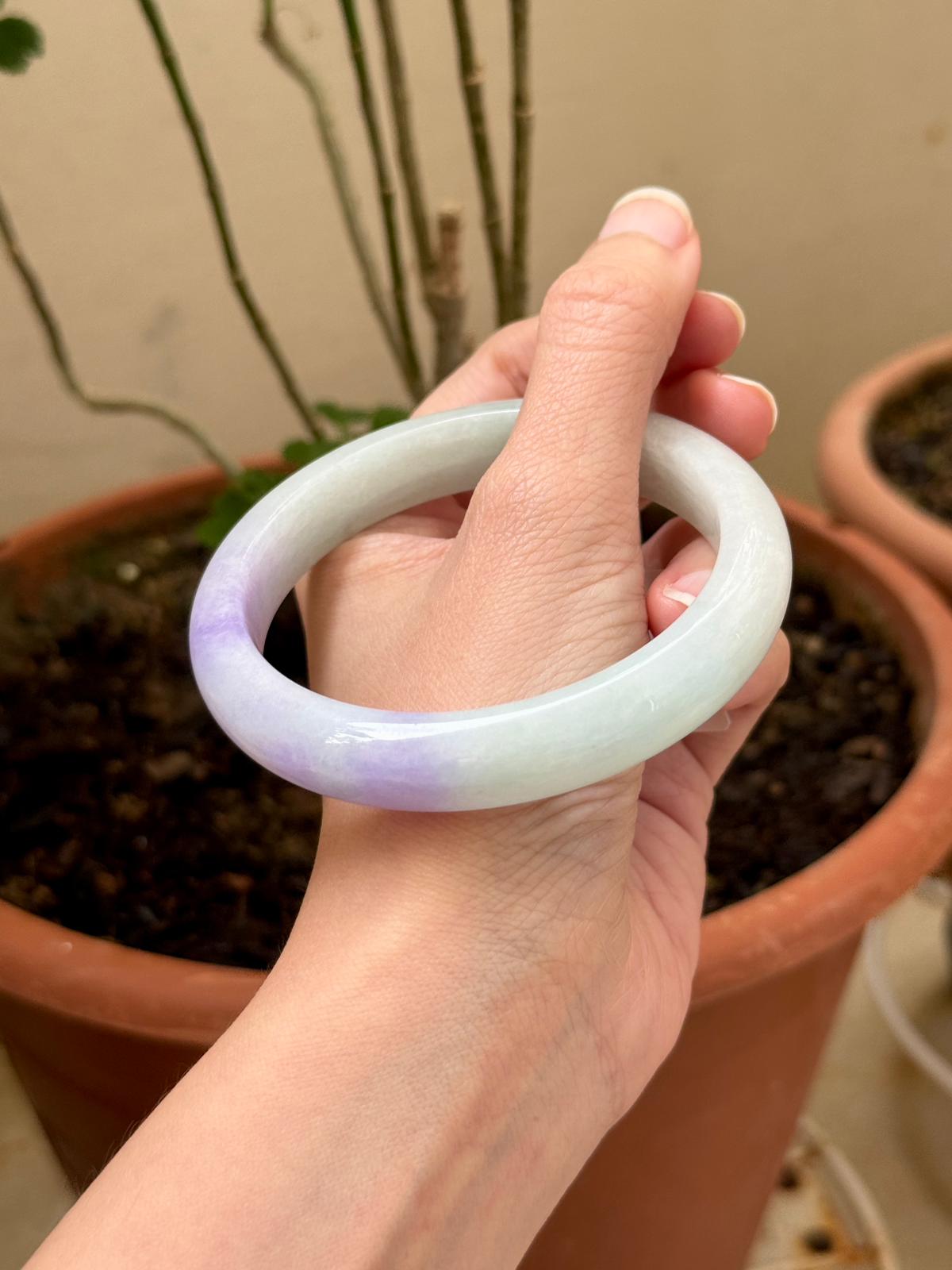 60.7mm Vivid Royal Violet with Light Mint