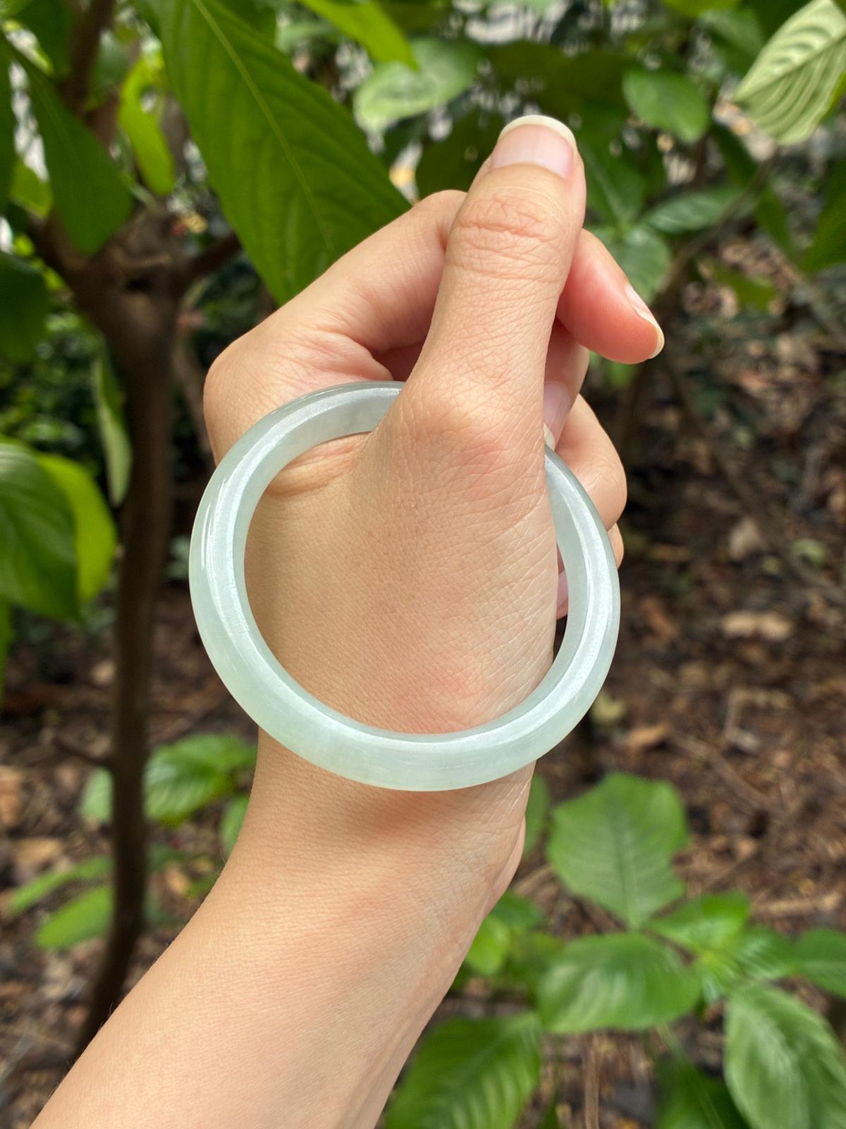 51.5mm Glowy Sky Blue Mini Oval (Premium!)
