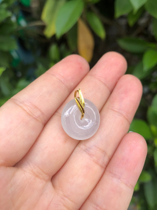 (Preorder) 18K Icy Coloress Donut Pendant (Icy Variety!)