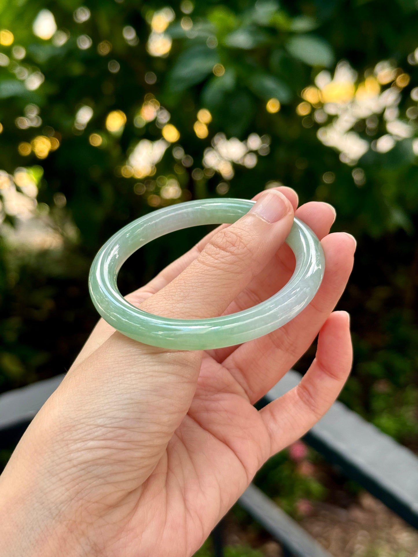 53.3mm Vivid Bluish Green with Lavender