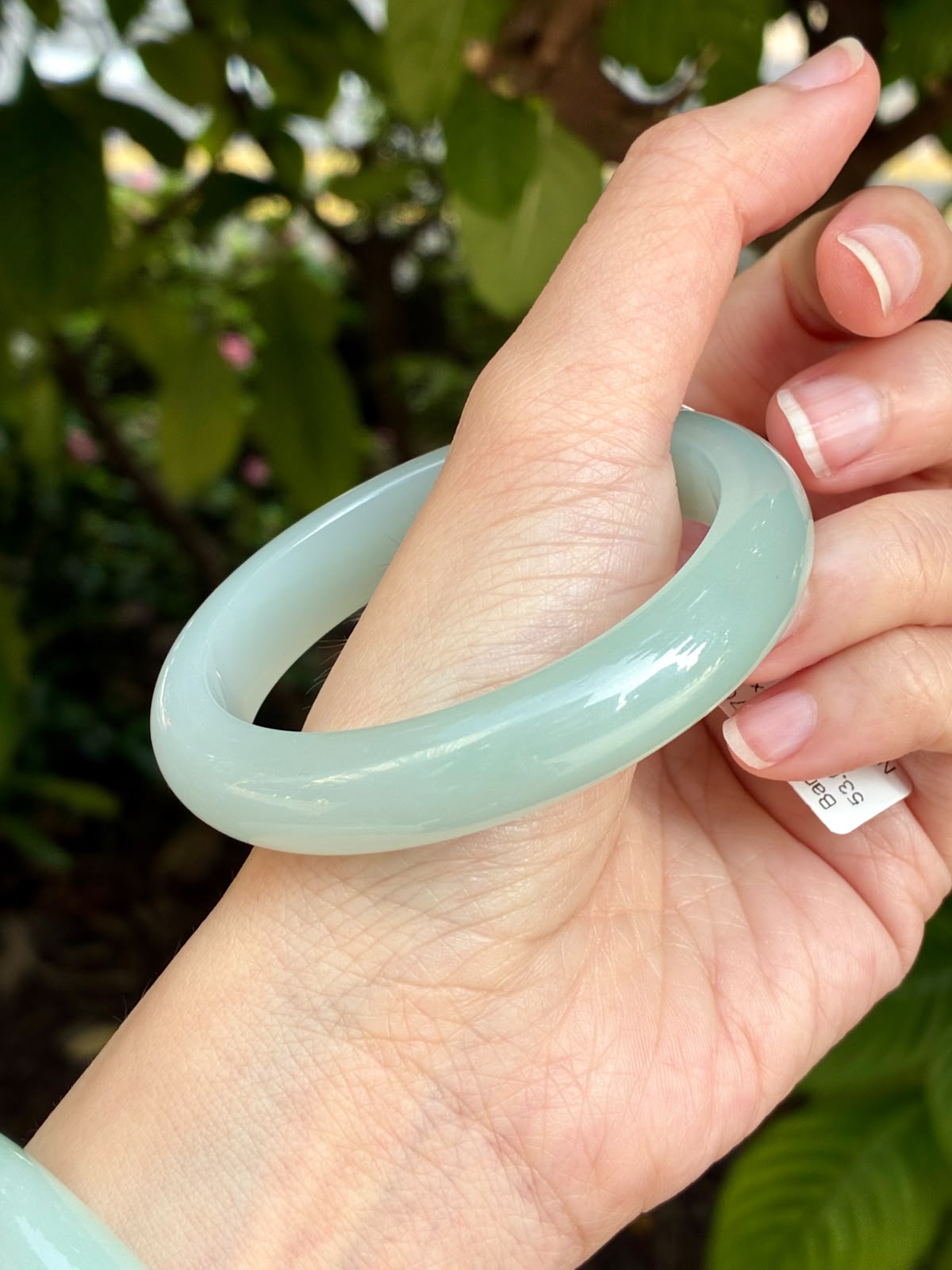 53.6mm Icy Poreless Bluish Green (Oval)