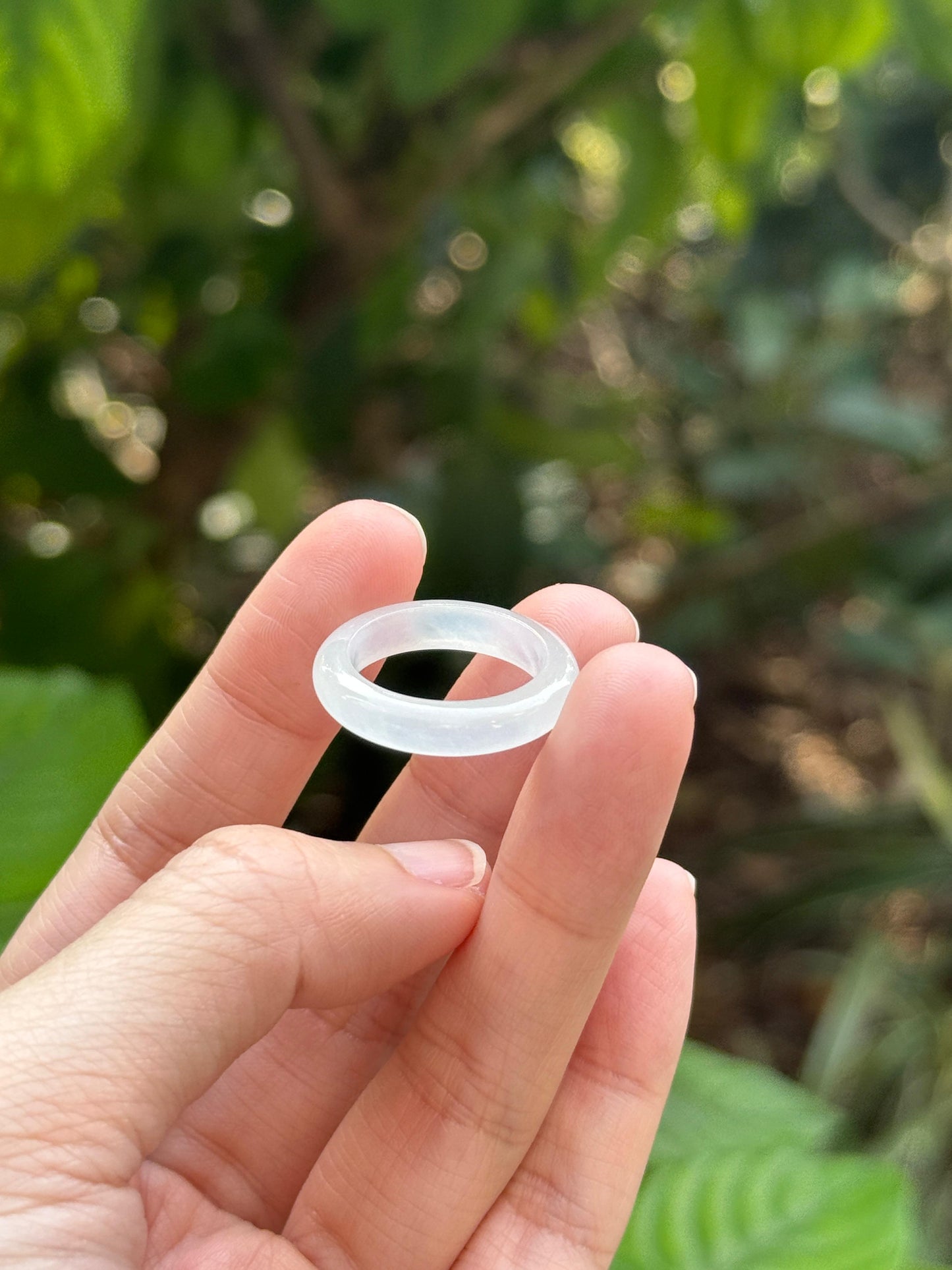 (Rare!) Icy Moonlight Glow Abacus Ring (US7)