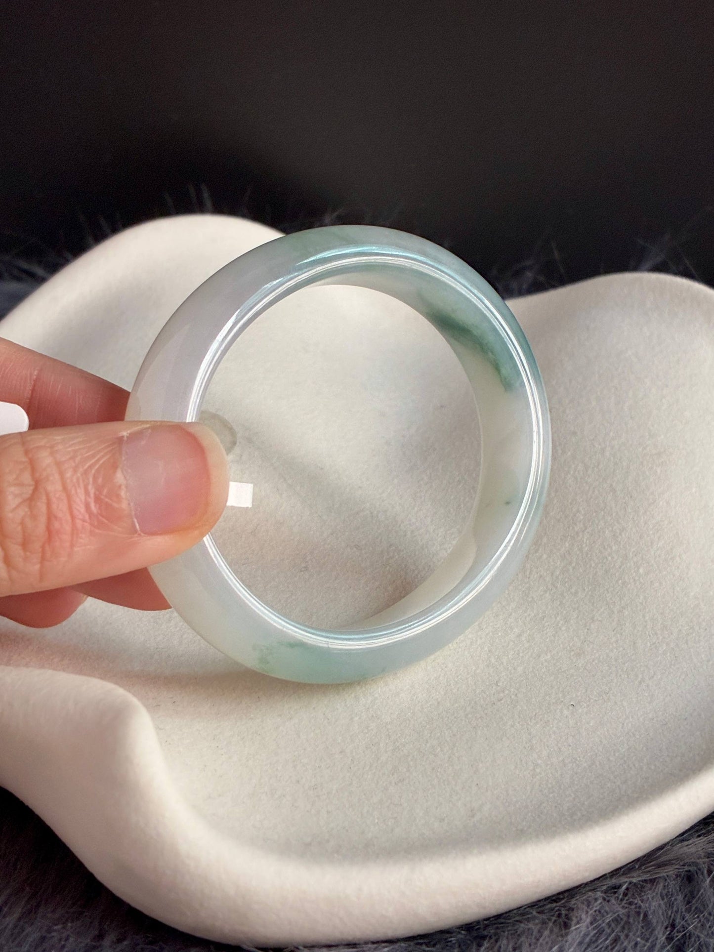 52.4mm Icy Jelly White Florals (Oval)