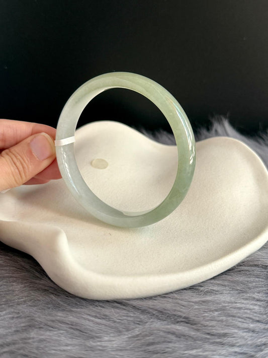 62.8mm Gradient Icy White Bluish Green