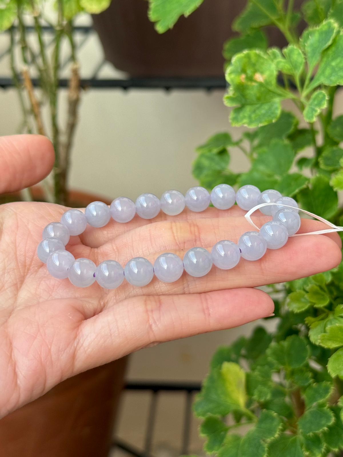 8.0mm Icy Lavender Bracelet (Premium)