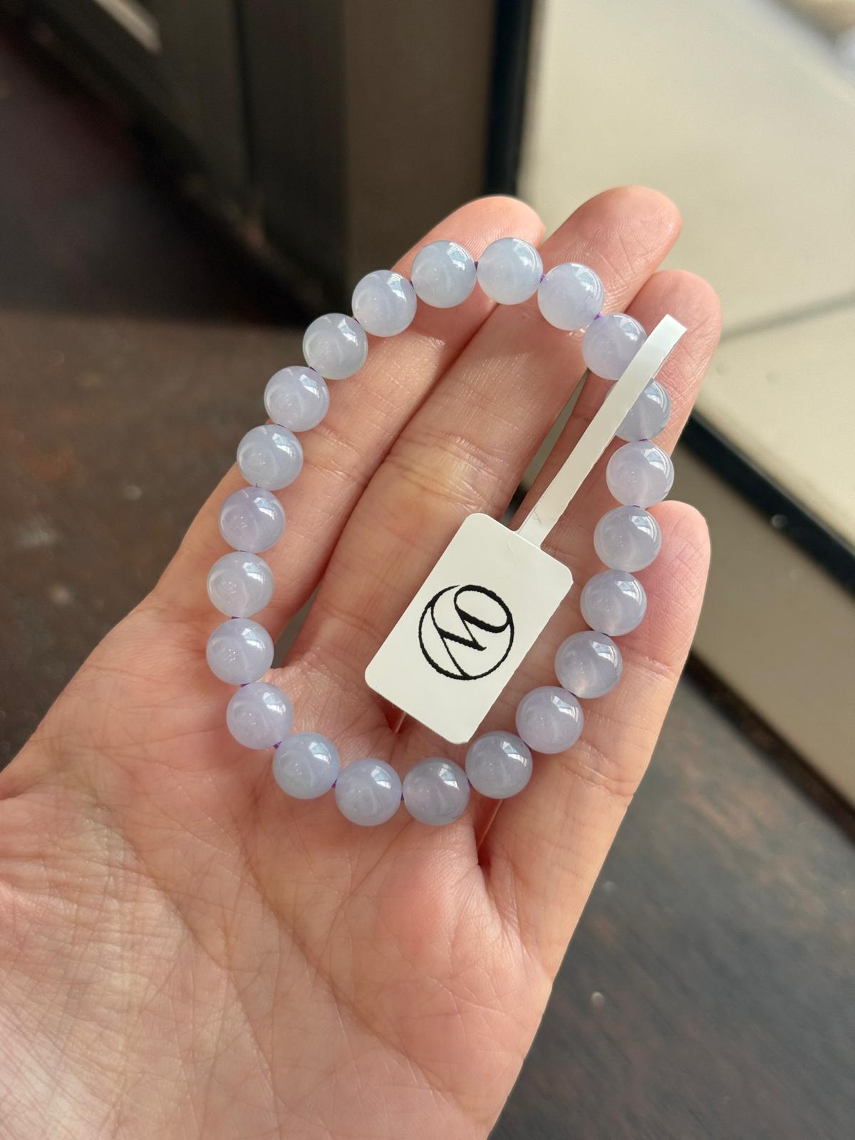 8.0mm Icy Lavender Bracelet (Premium)