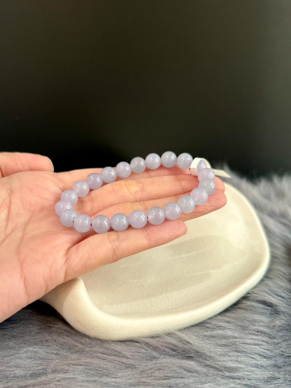 8.0mm Icy Lavender Bracelet (Premium)