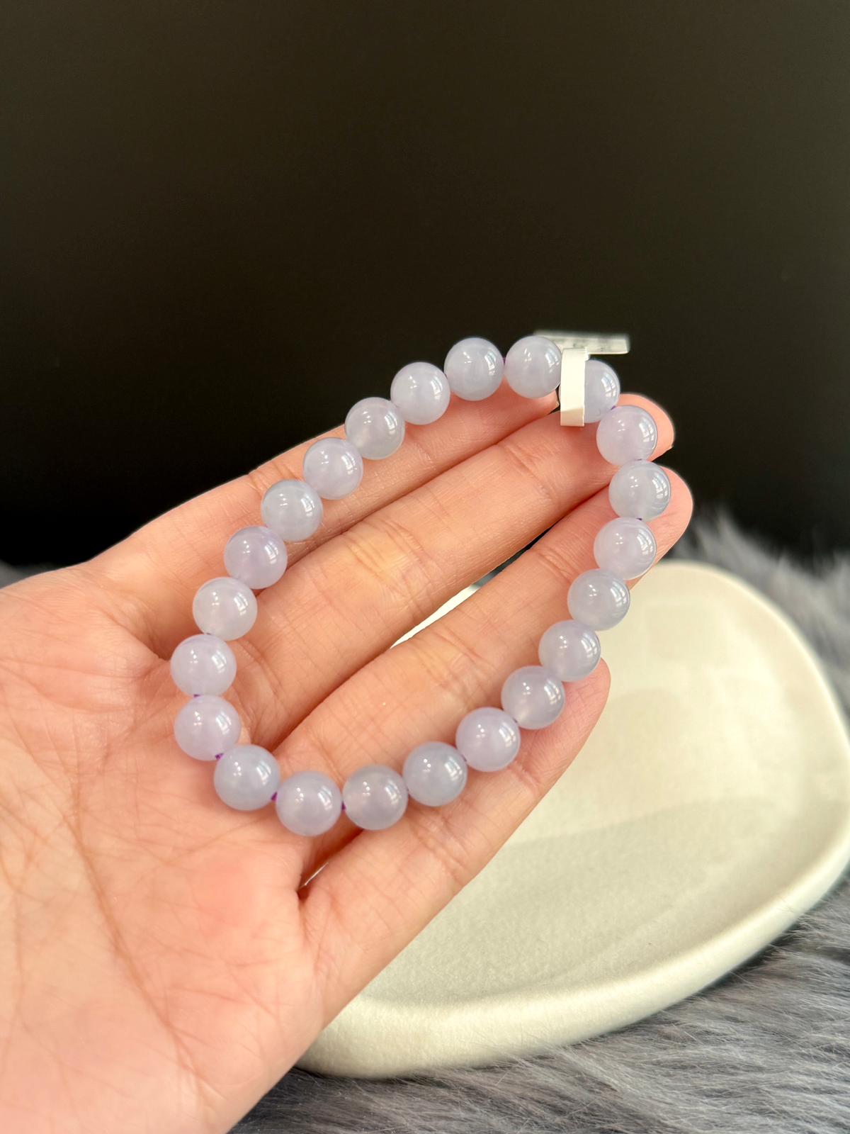 8.0mm Icy Lavender Bracelet (Premium)