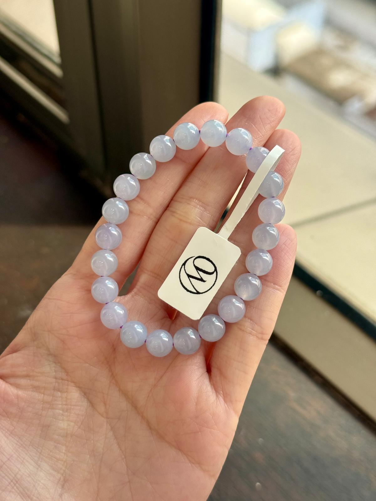 8.0mm Icy Lavender Bracelet (Premium)