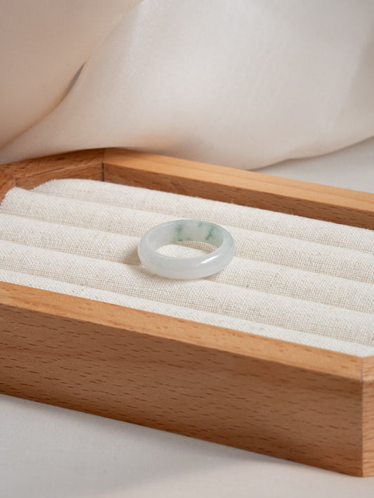 Icy Floating Flowers Ring Band (US9.5)