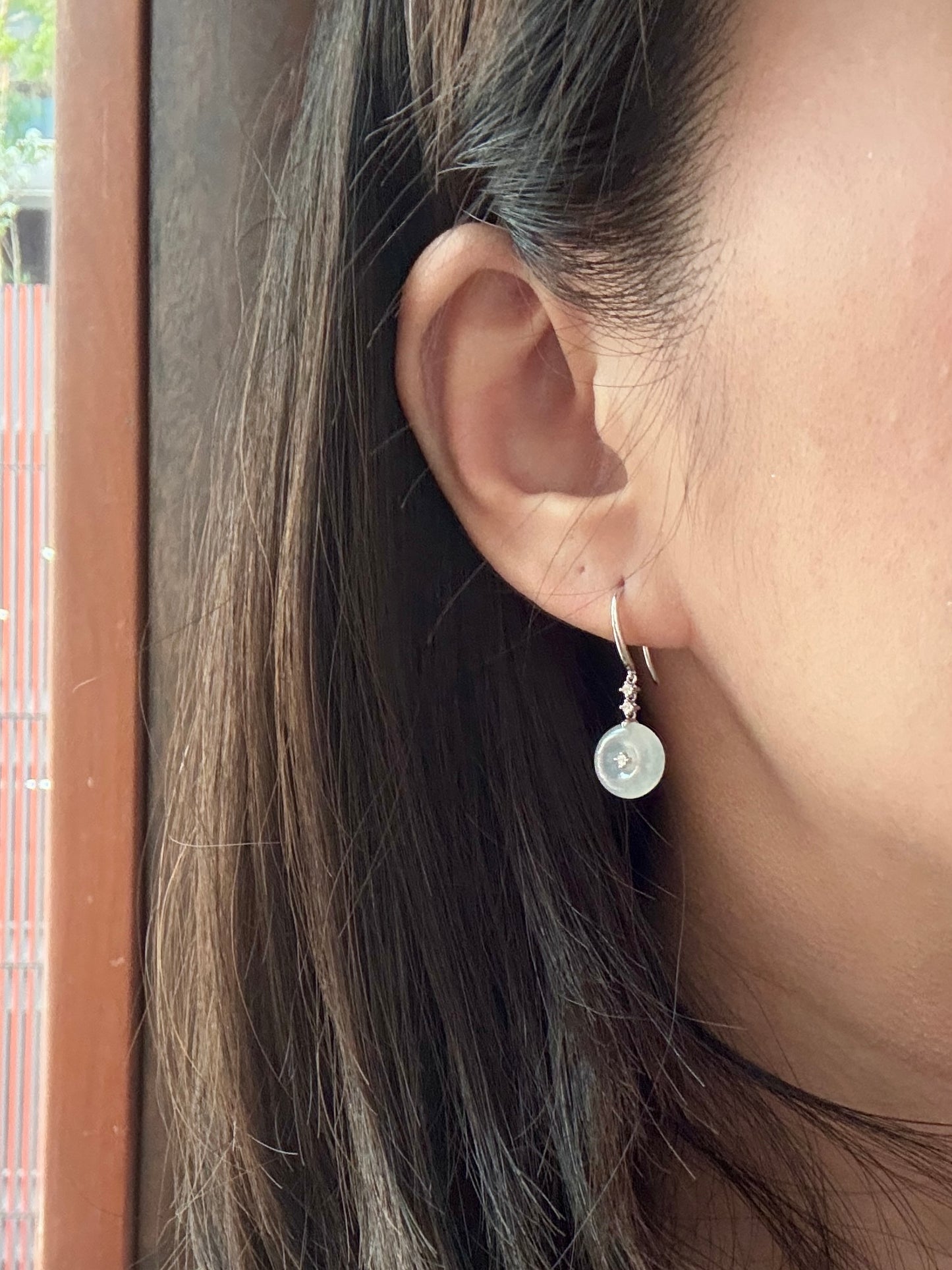 18K Icy Snow White Donut Drop Earrings (Icy Variety!)
