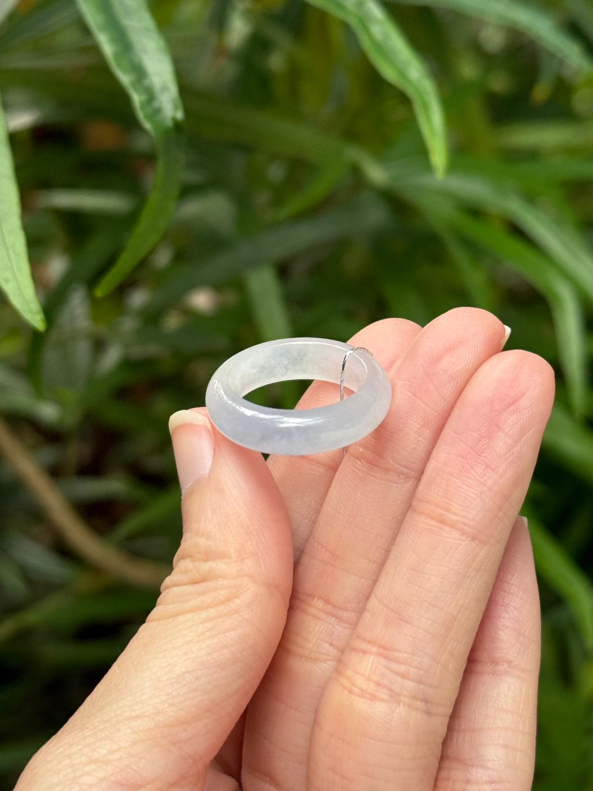 (Rare!) 16mm Icy Gradient Lavender Abacus Ring