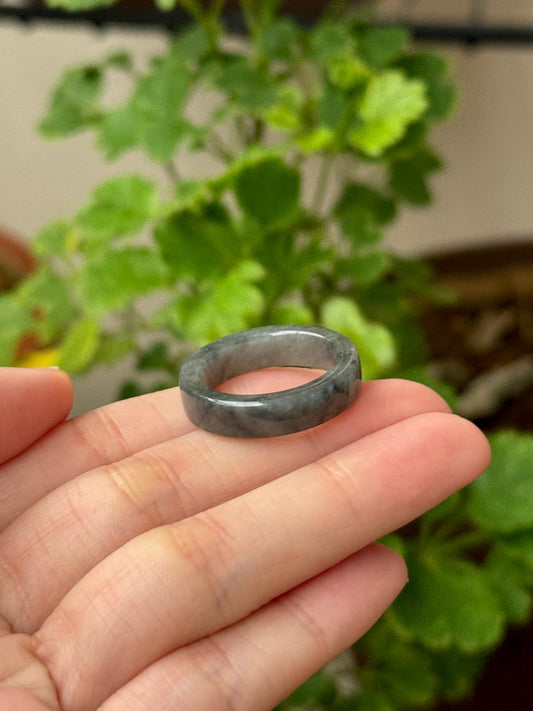 Icy Wuji Black Abacus Ring (US9)