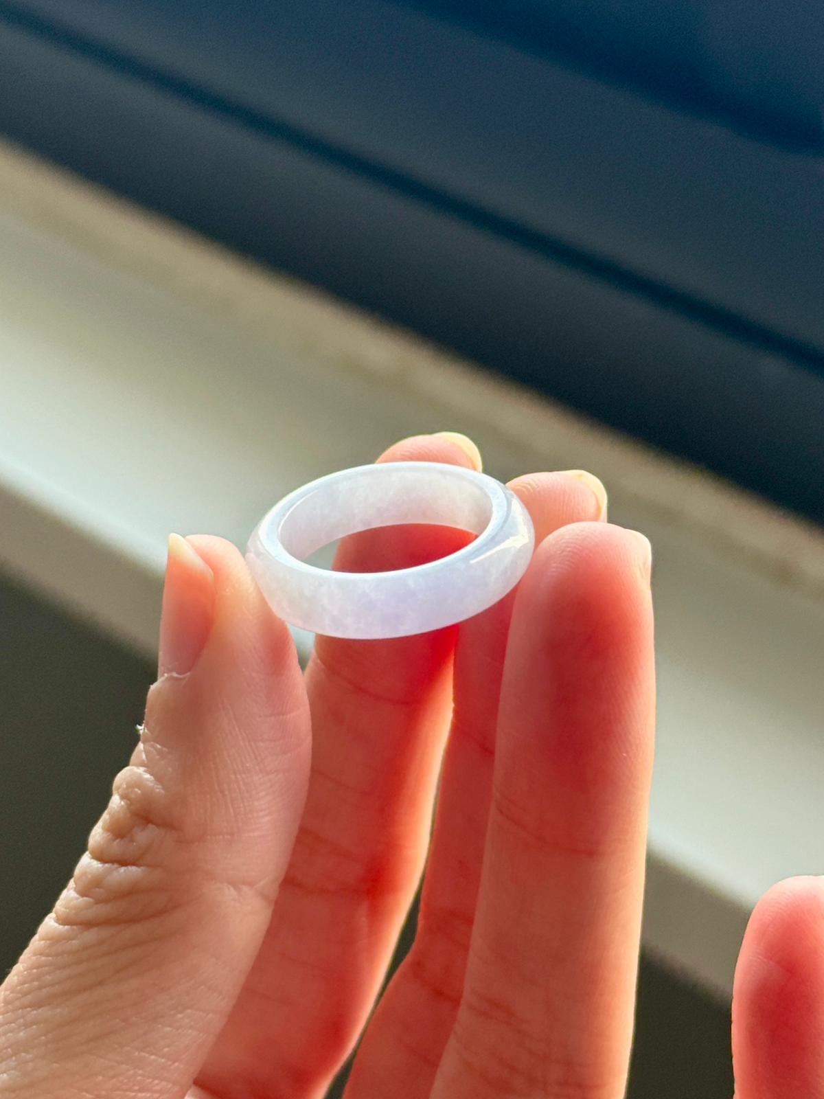 (PO) Light Lavender Abacus Ring (US7)