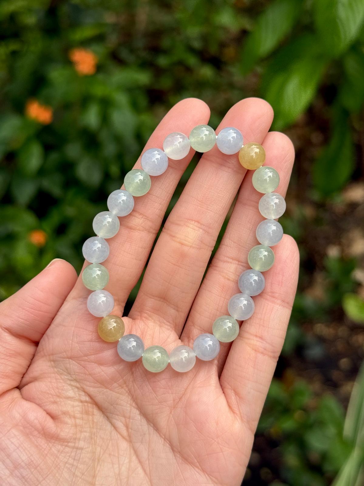 8.0mm Icy Macaron Bracelet (Rare!)