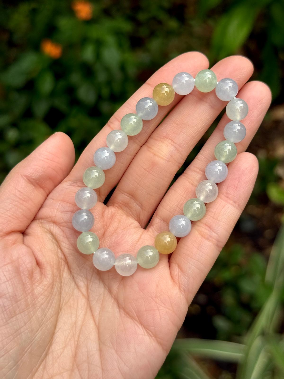 8.0mm Icy Macaron Bracelet (Rare!)