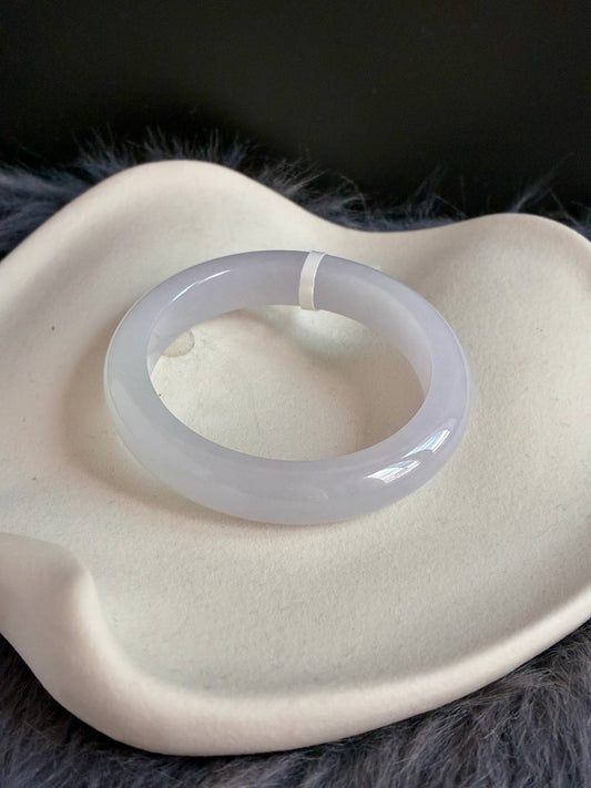 54.5mm Icy Pale Lavender Near White (Thick Cut!)