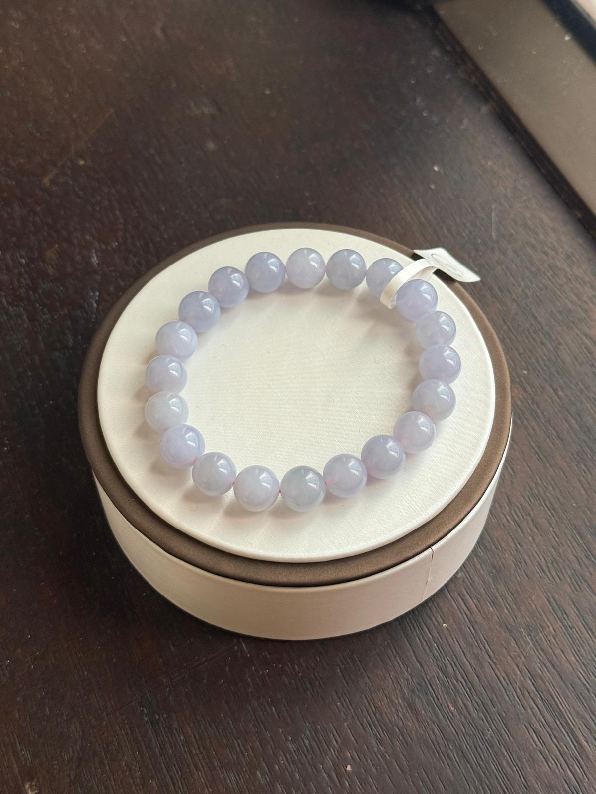 9.8mm Light Lavender Bracelet
