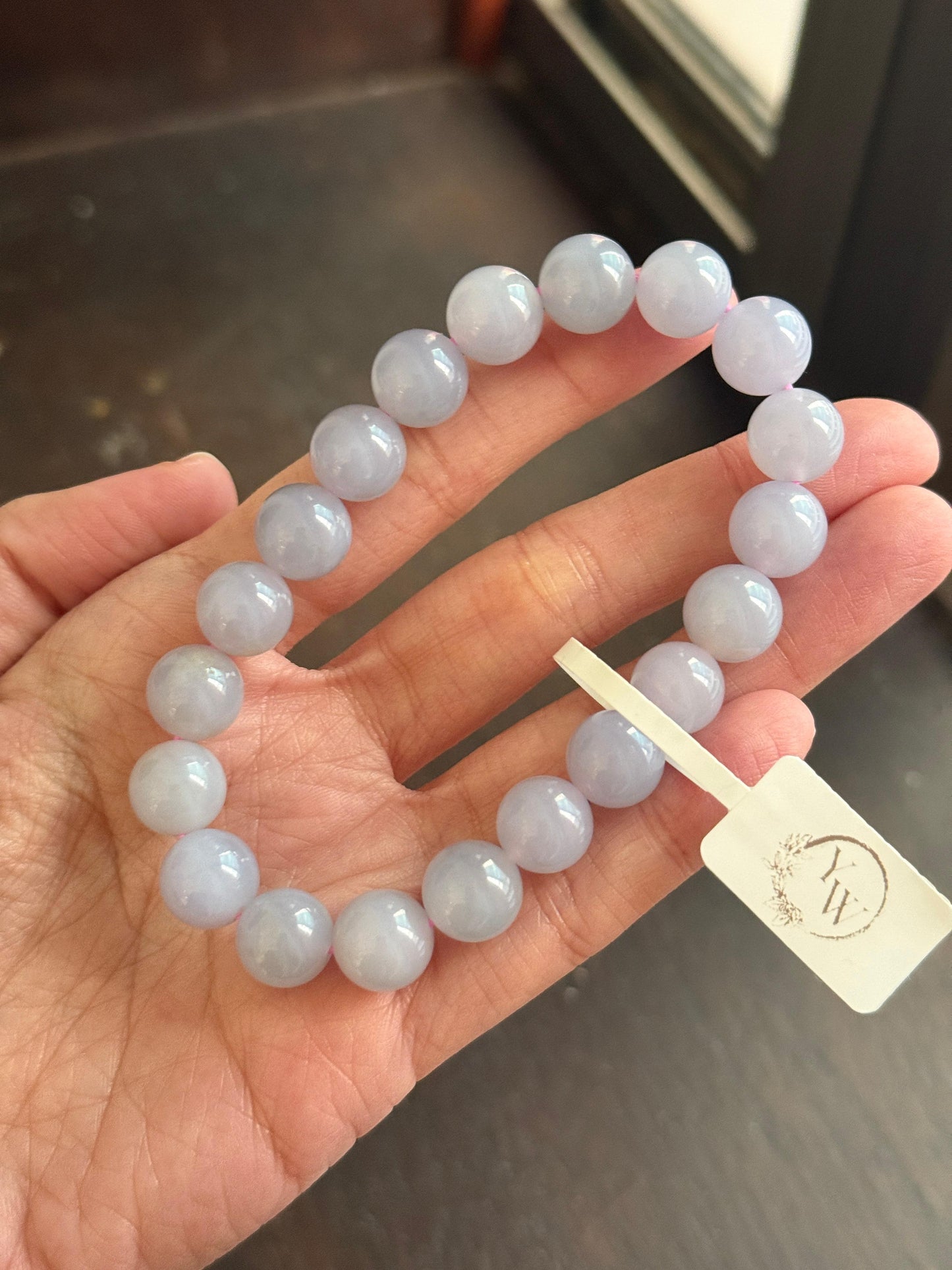 9.8mm Light Lavender Bracelet