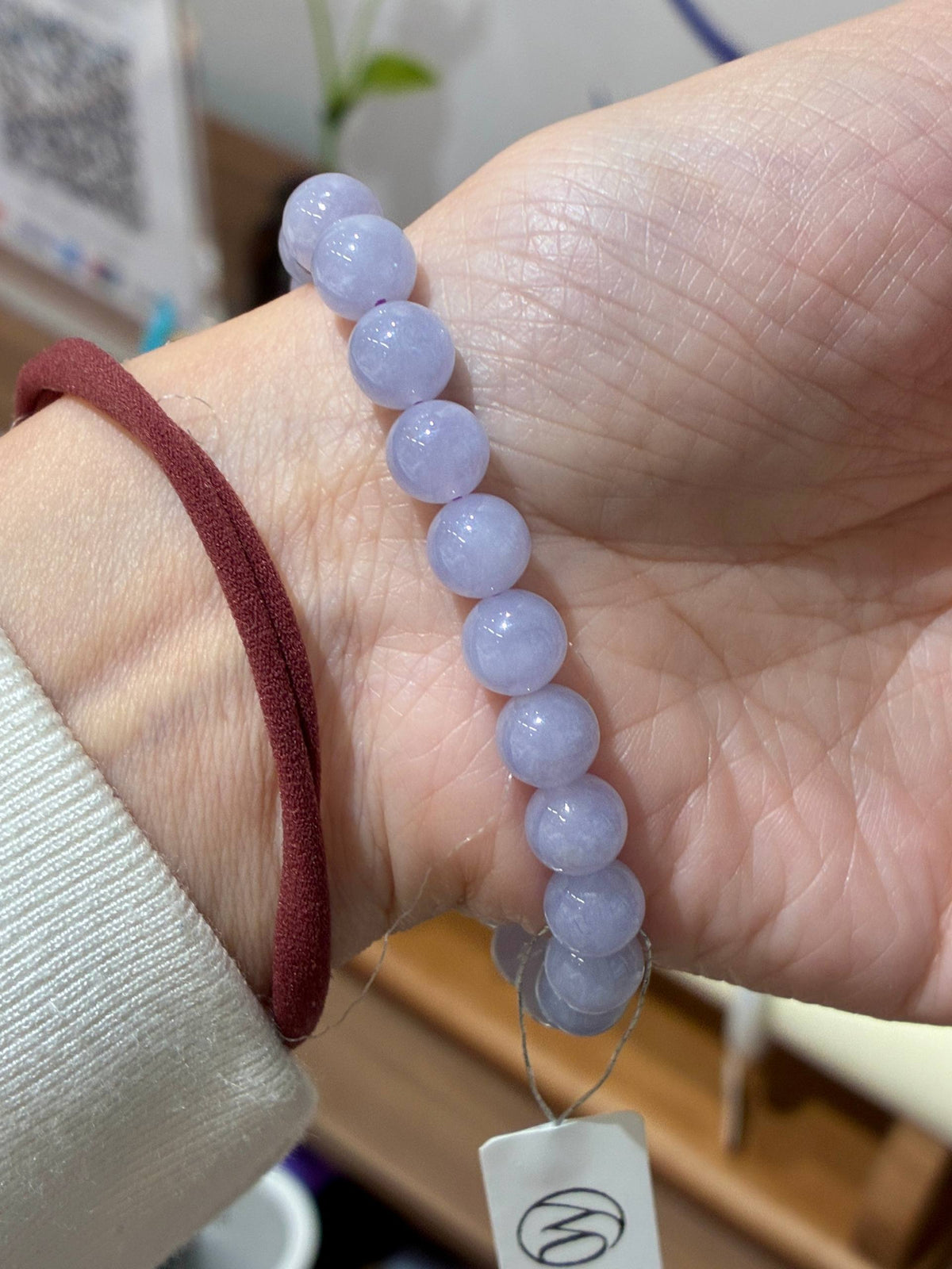 8.0mm Icy Lavender Bracelet (Premium)