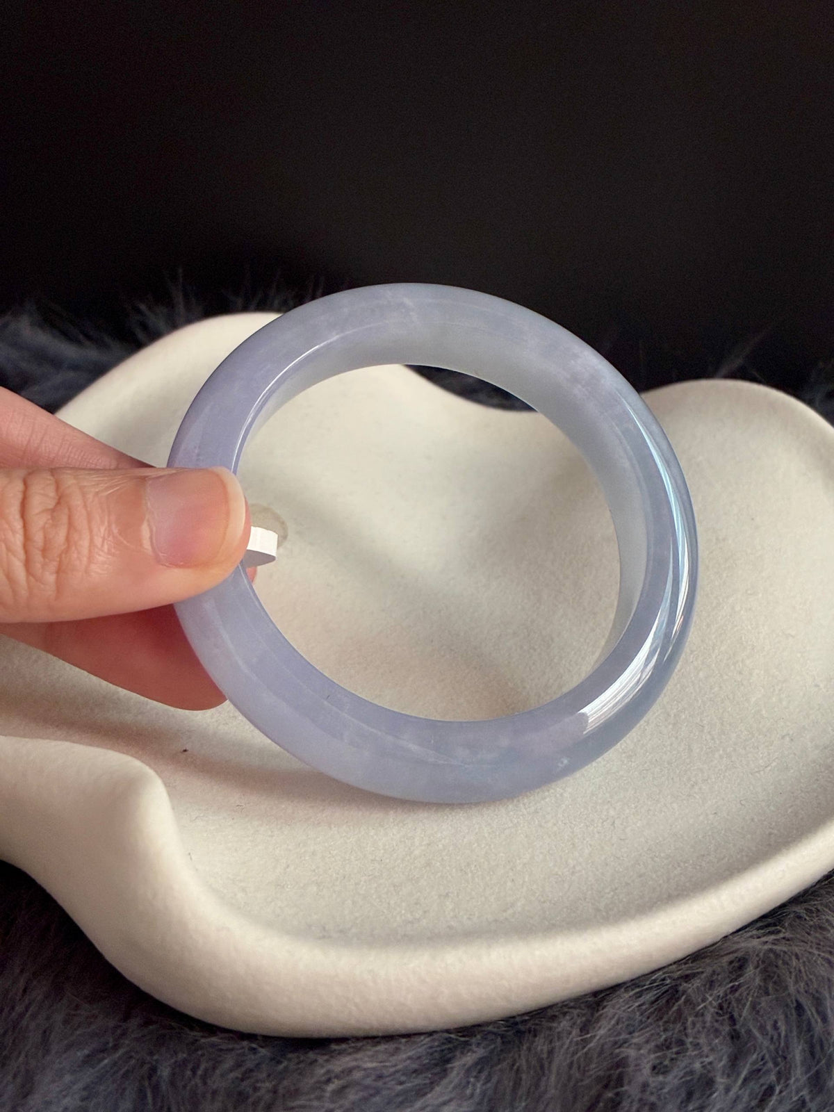 54.5mm Icy Smoky Full Lavender (Premium Cut!)