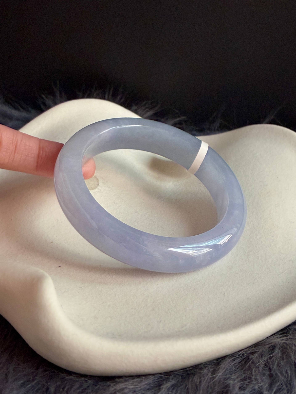 54.5mm Icy Smoky Full Lavender (Premium Cut!)