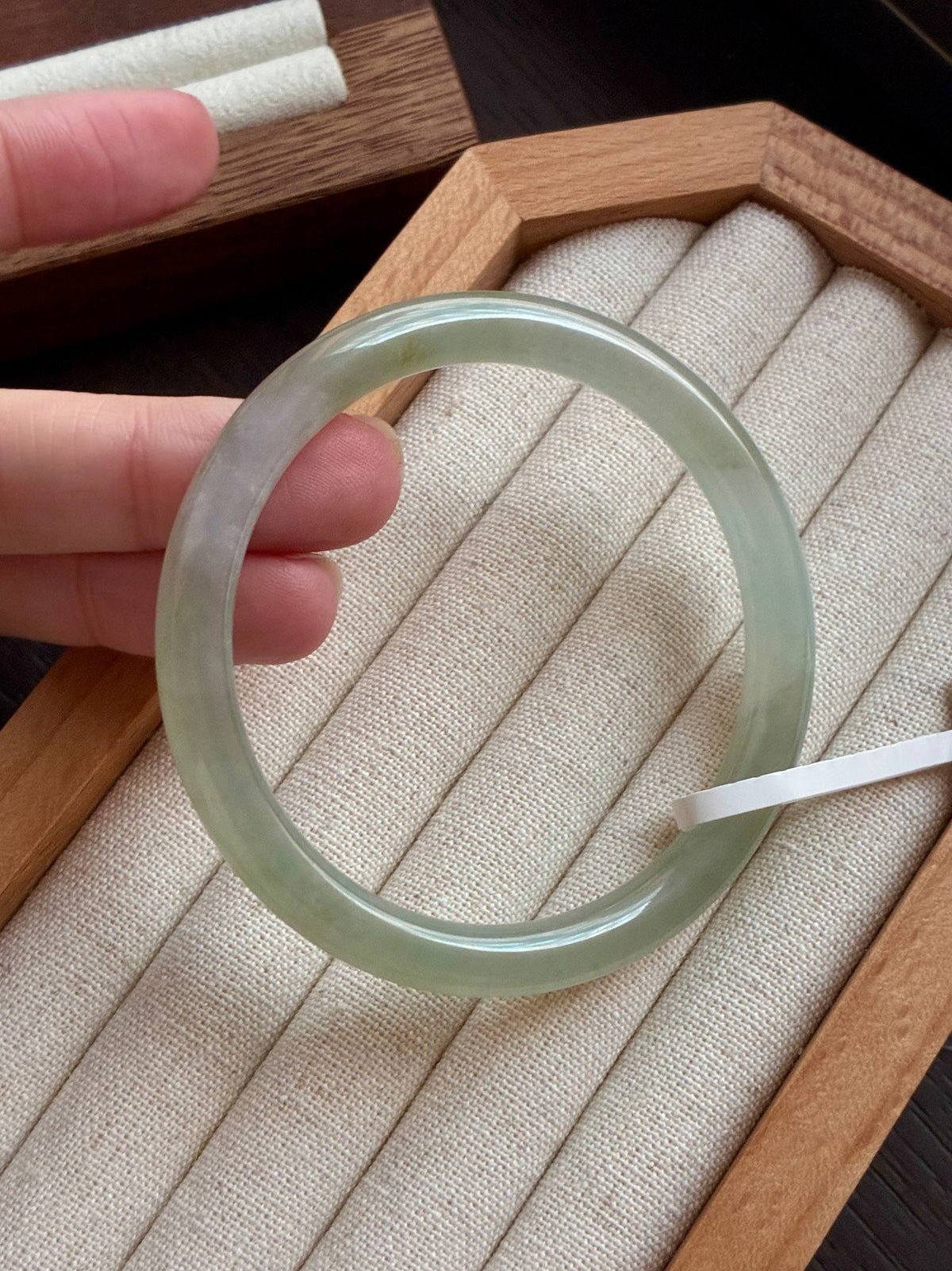52.4mm Glowy Light Olive (Highly Translucent!)