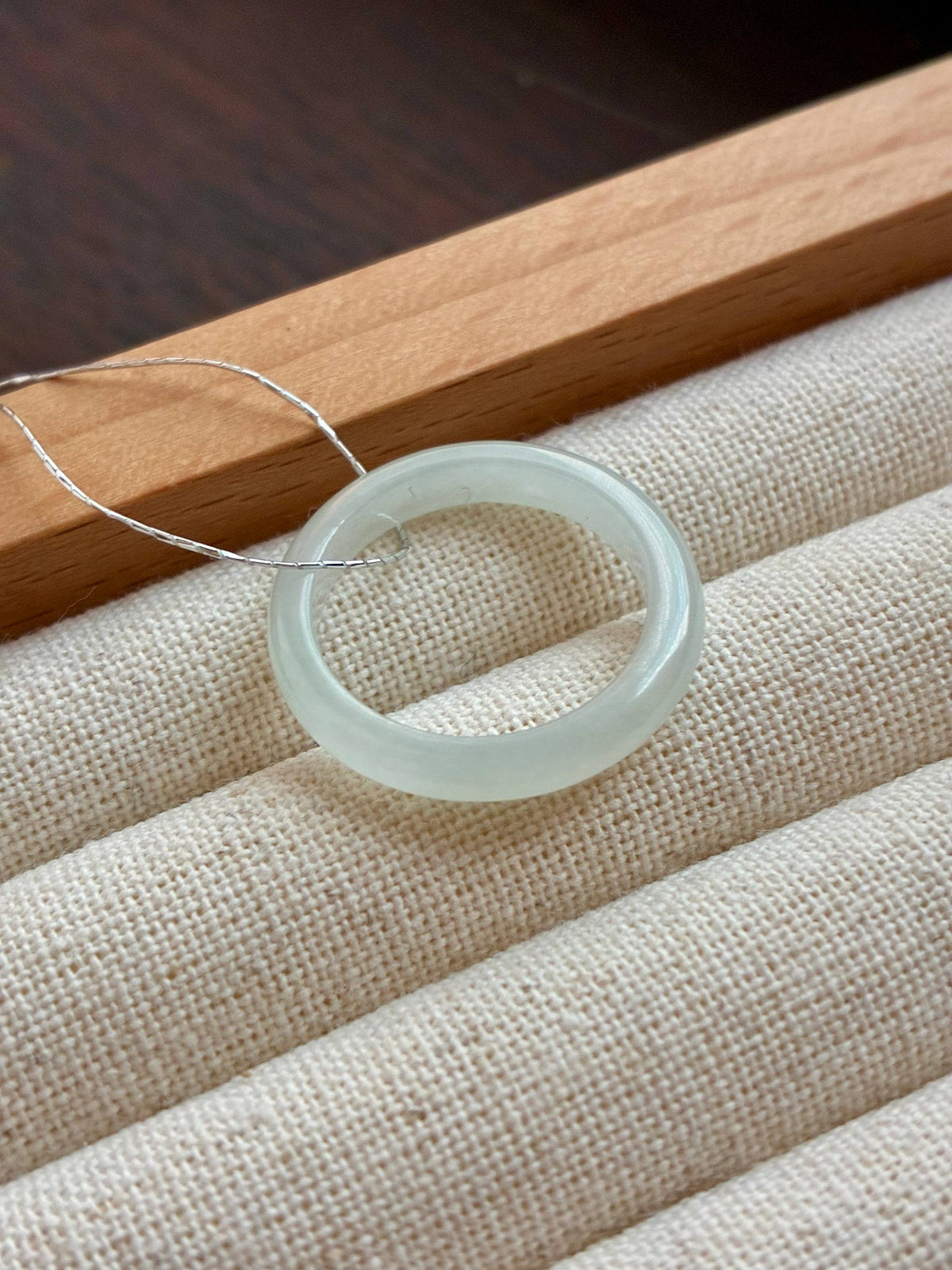 Faint Green Abacus Rings (Slim)