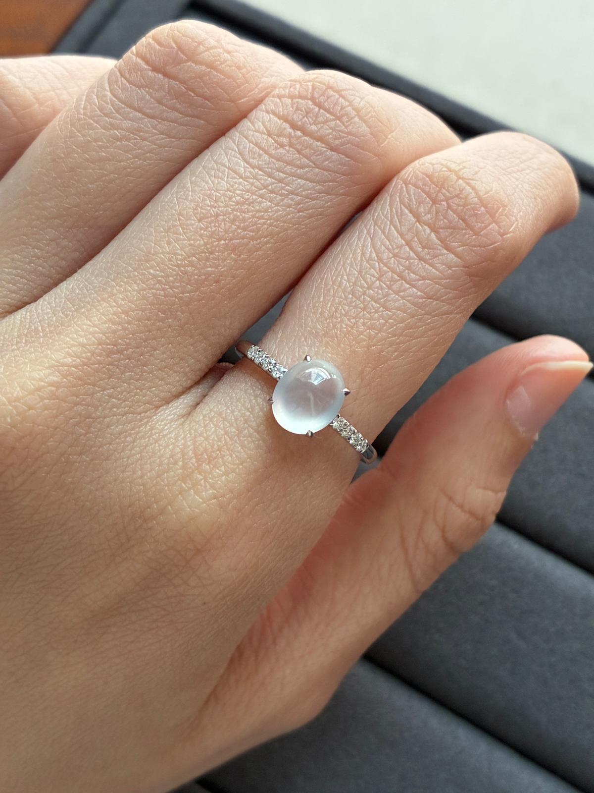 18K Moonlit Glow Ring (Icy Variety!)
