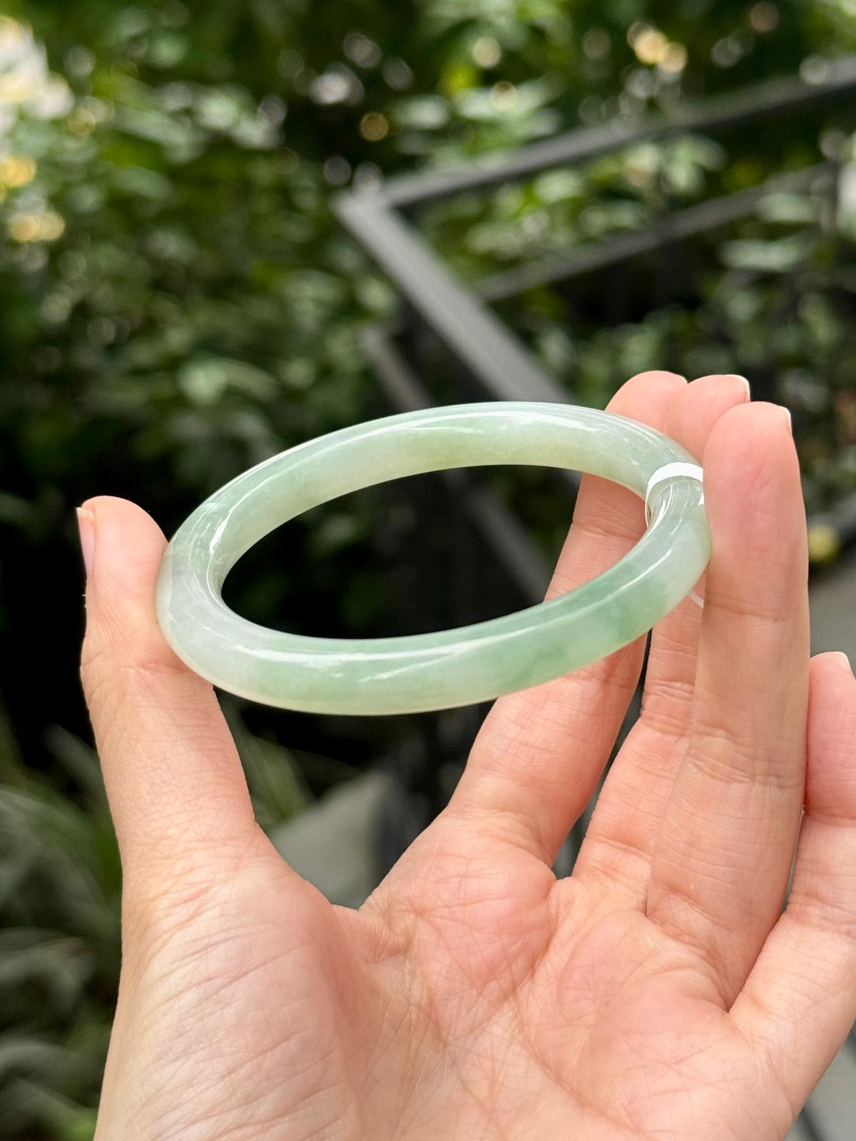 54.5mm Icy Light Floral Green (Slim)