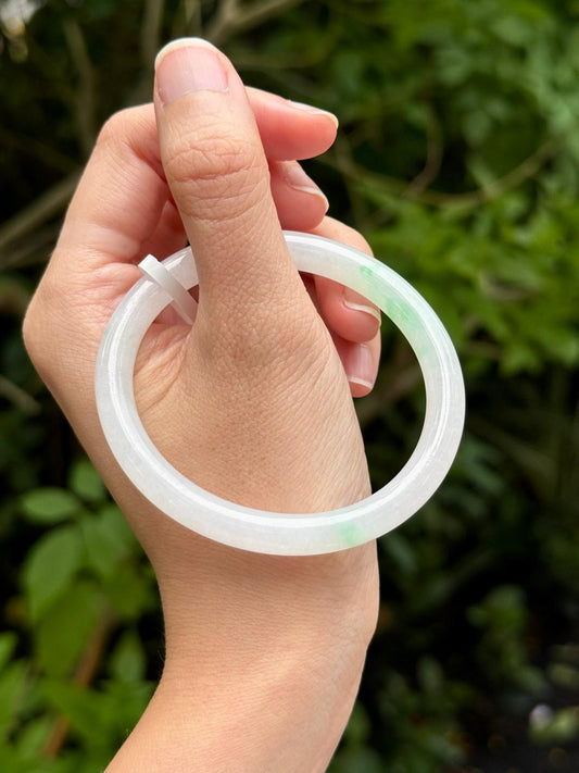 54.7mm Icy Moss on Snow (Oval)