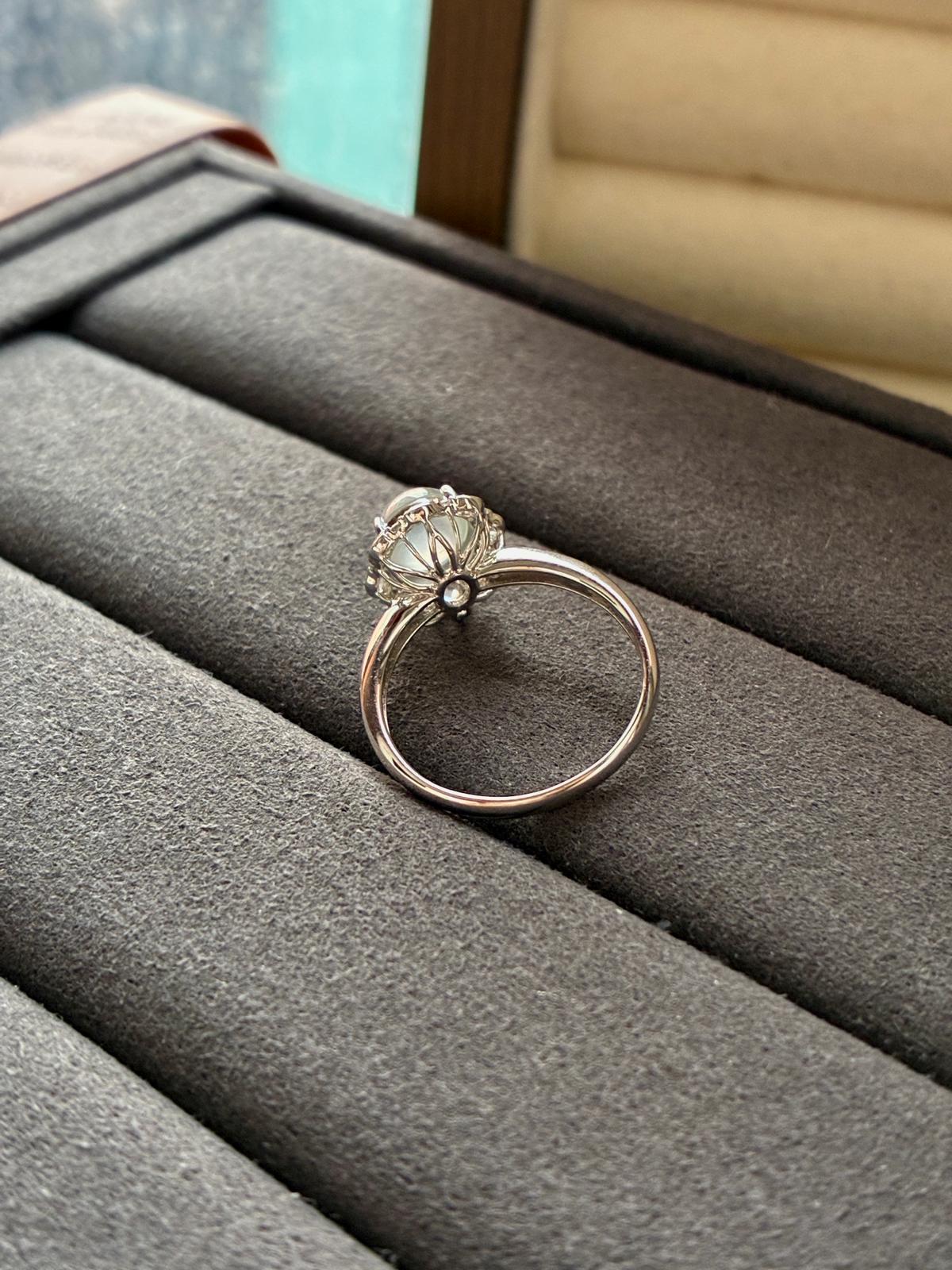 18K Whispering Bloom Ring (Icy Variety)