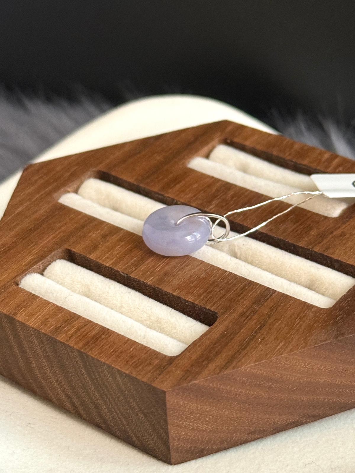 18K Lavender Donut Pendant (Thick Cut!)