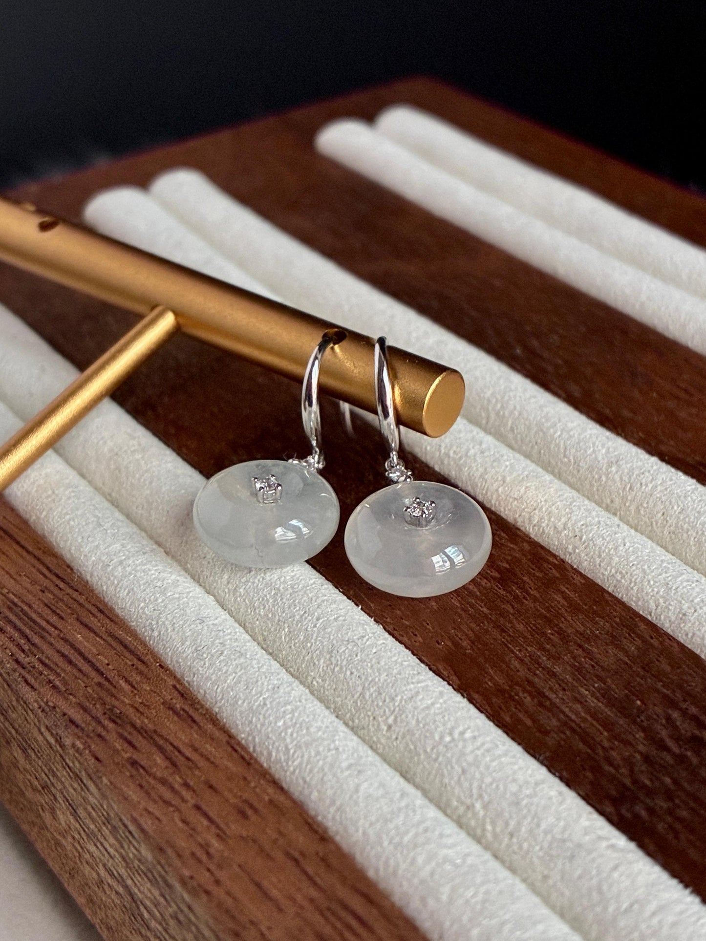 18K Icy White Donut Drop Earrings (Icy Variety!)
