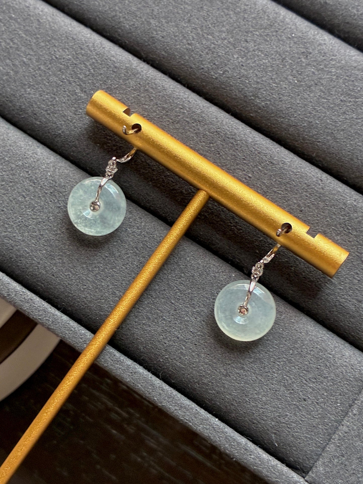18K Icy White Donut Drop Earrings (Icy Variety!)