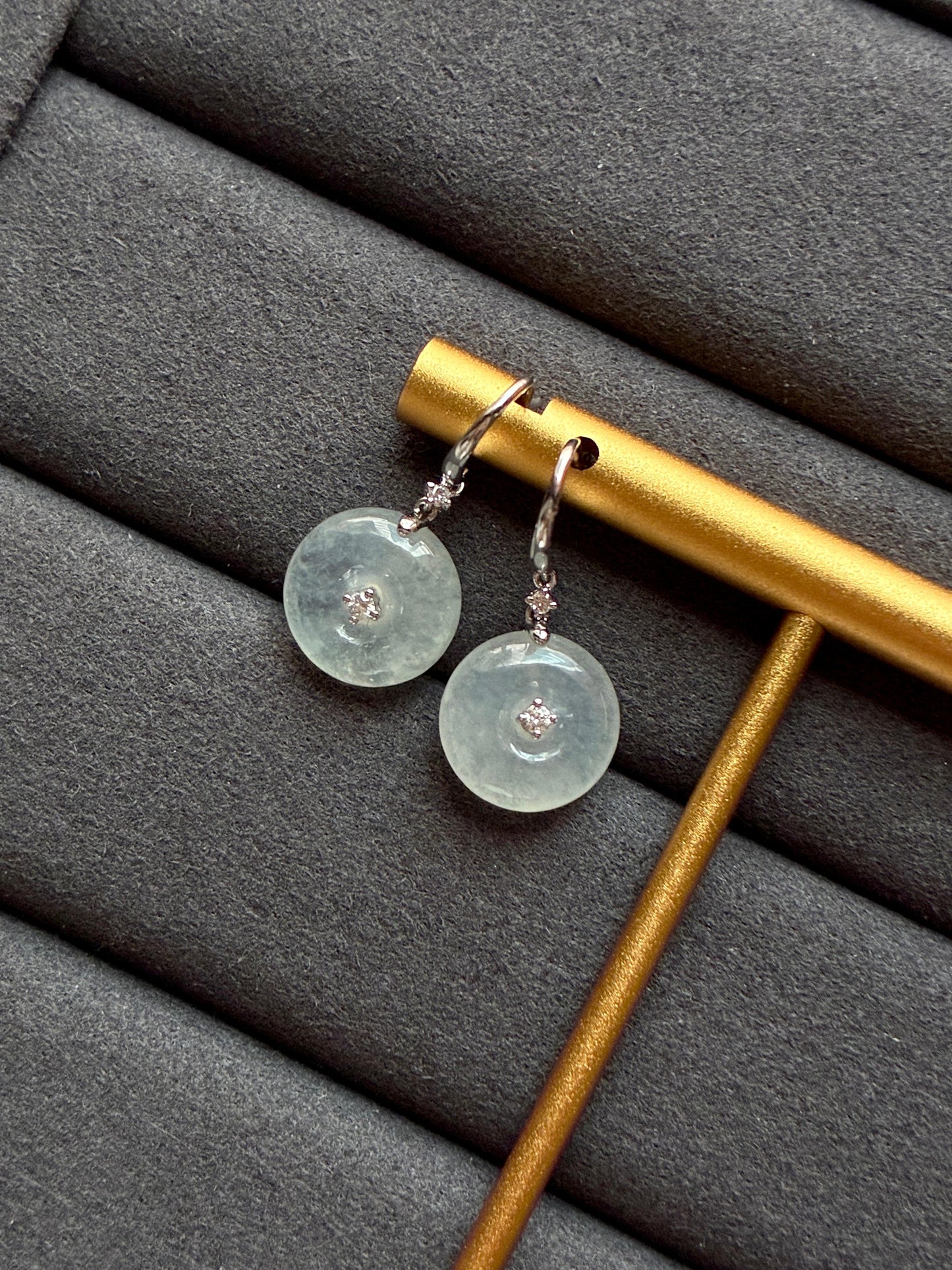 18K Icy White Donut Drop Earrings (Icy Variety!)