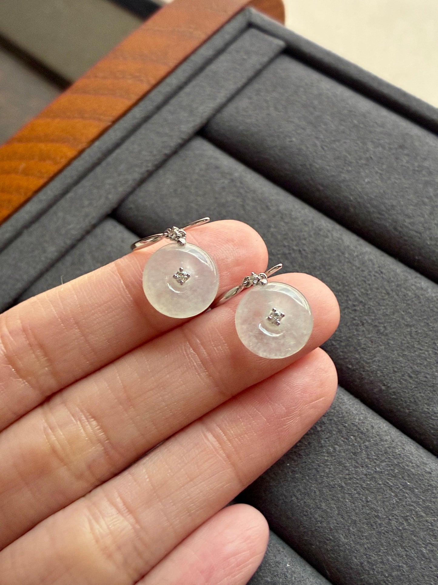 18K Icy White Donut Drop Earrings (Icy Variety!)